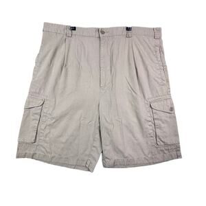 Island Republic Beige Cargo Shorts Silk Cotton Men's Size 40